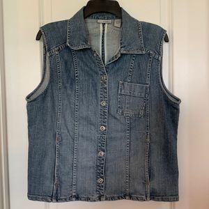 Chico’s Platinum Denim Vest
